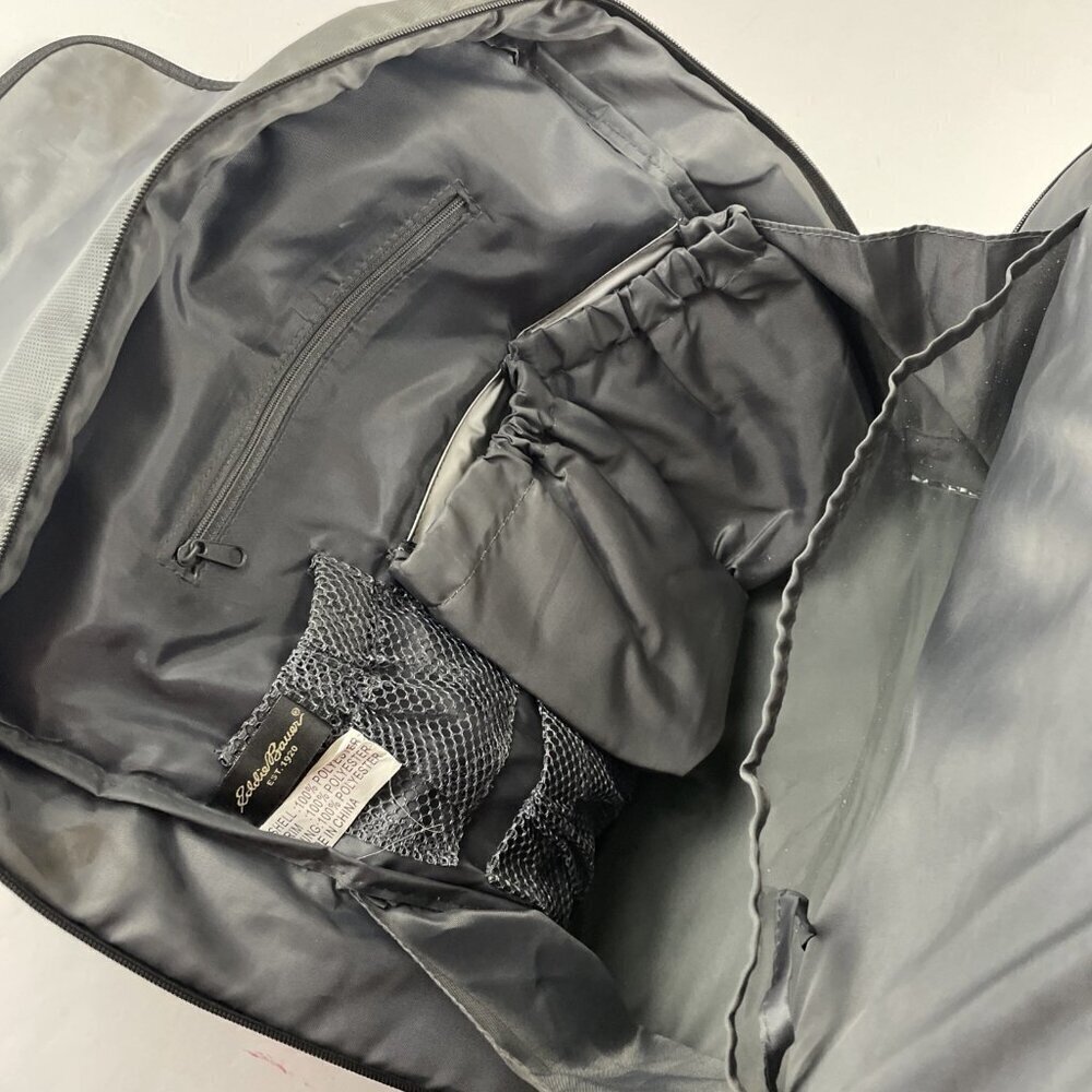 Eddie Bauer First Adventure Cascade Diaper Bag Backpack Gray Insulated Pockets - Picture 10 of 13